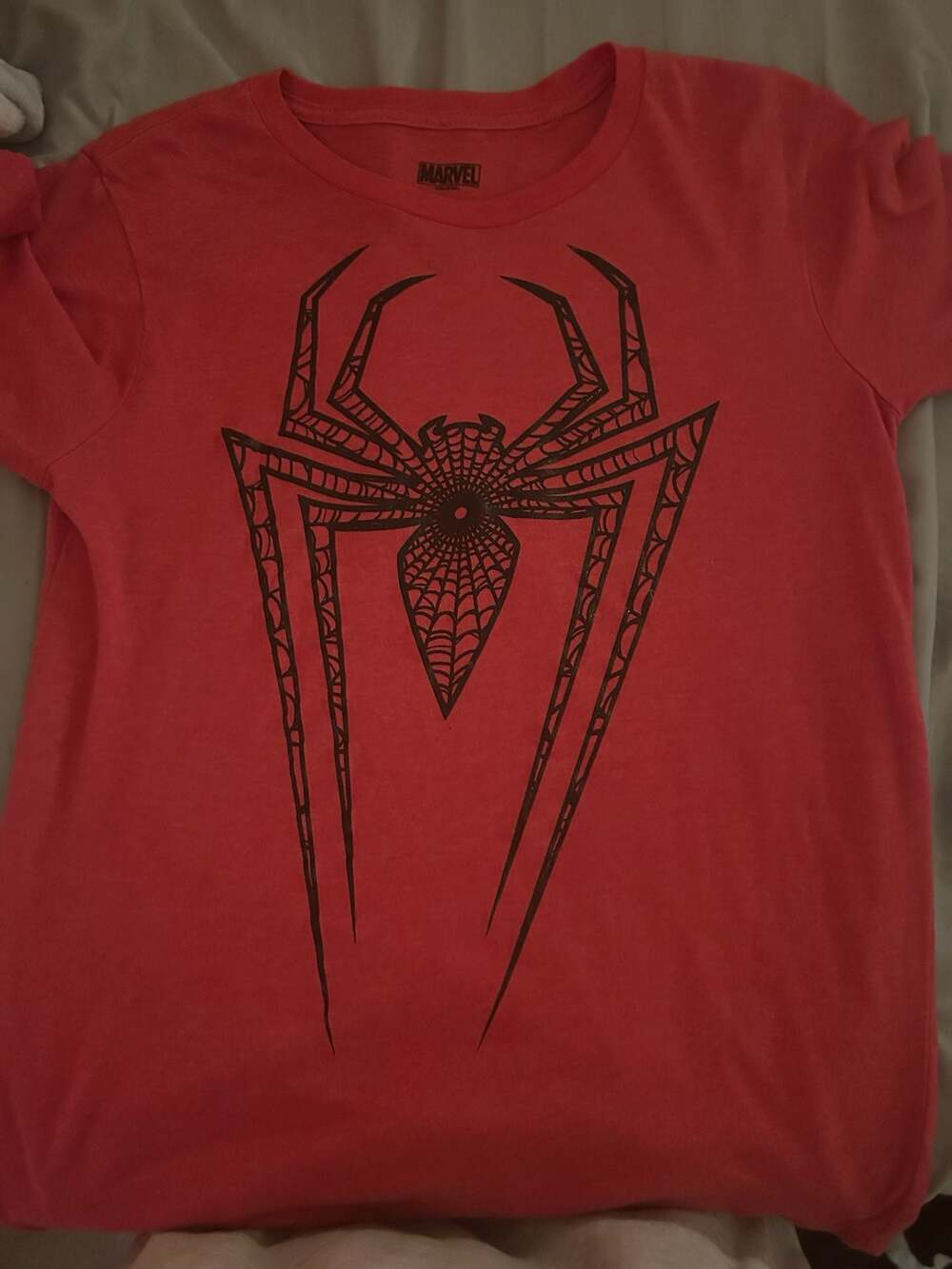 Marvel Spider-Man Boys Big Spider Logo Short Sleeve Graphic T-Shirt